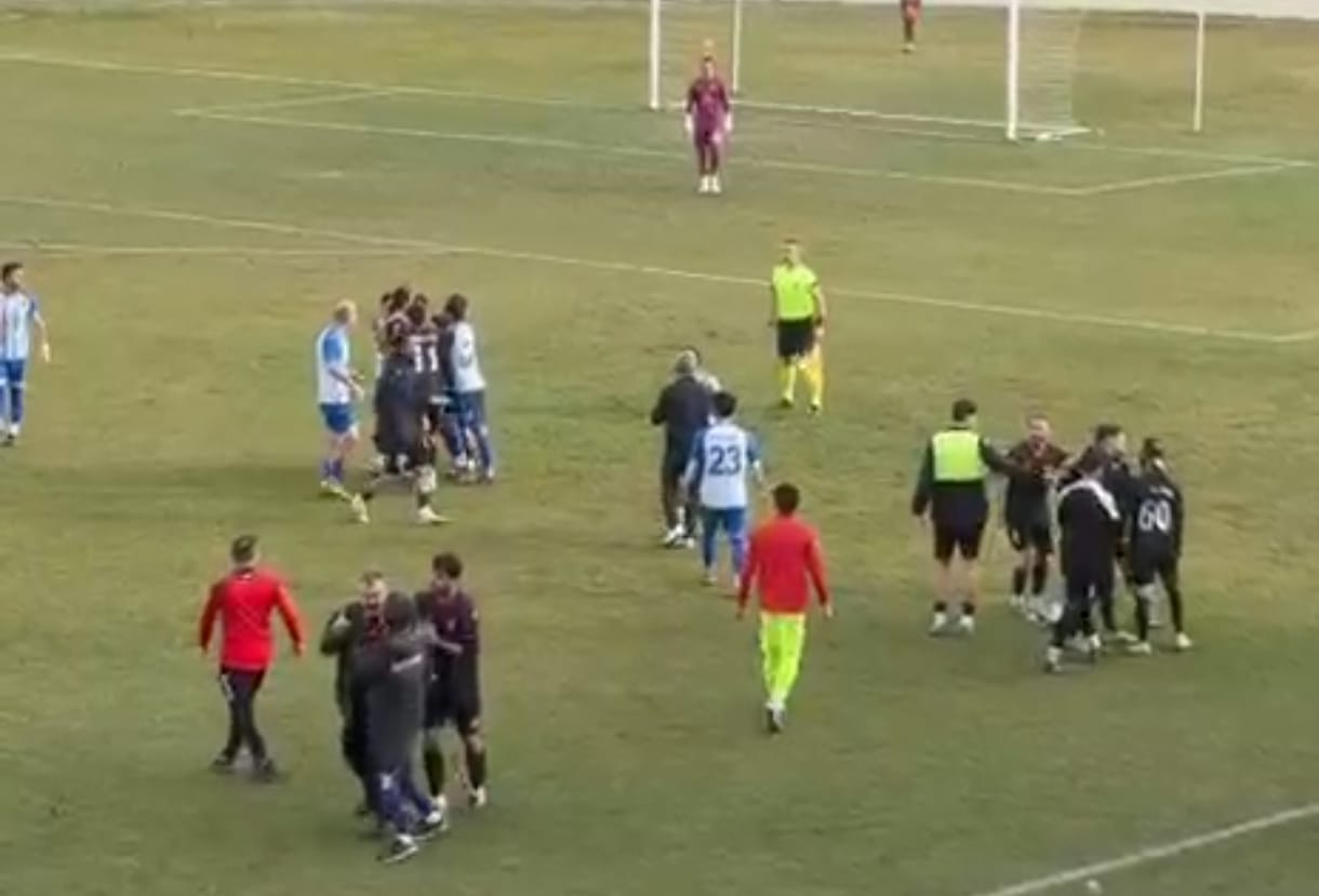 Maç sonu yaşanan arbede