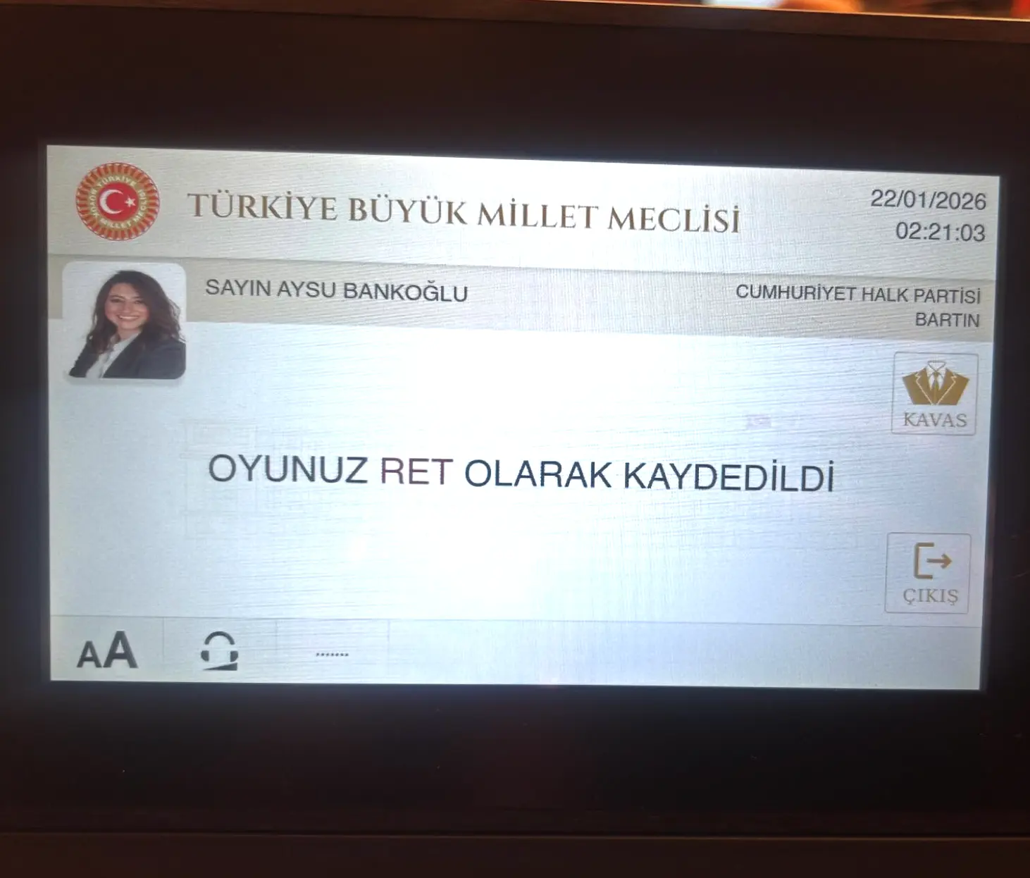 Milletvekili Bankoğlu'ndan TBMM'deki Emekli Maaşı Oylamasına Ret Tepkisi